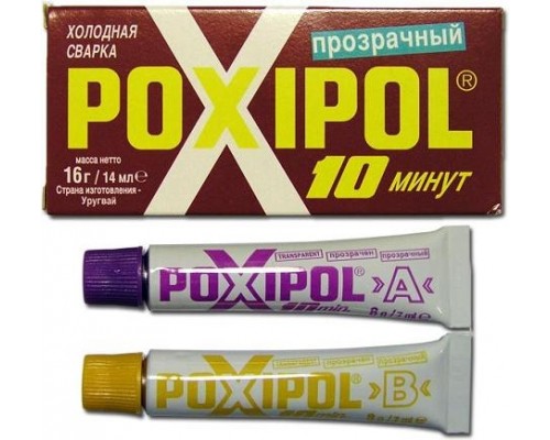 Холодная сварка (клей) Poxipol 16г (прозрачный)