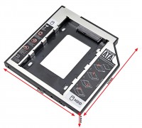 Optibay HDD/SSD 9.5mm SATA (Шасси/переходник HDD 2.5" в SATA отсек CD-ROM)