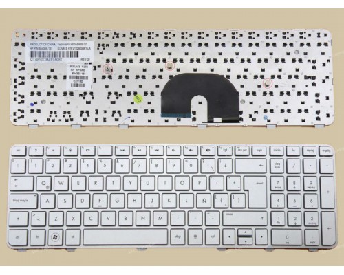 Клавиатура HP Pavilion DV6-6000 Cеребрянная