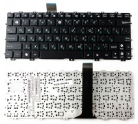 Клавиатура Asus Eee PC 1015 1011 X101 X101C (горизонтальный Enter) Черная