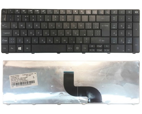 Клавиатура Packard Bell NE56 TE11 E1-571 (большой Enter)
