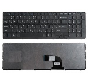 Клавиатура Sony SVE15 SVE17 с рамкой Черная