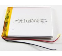 АКБ универсальная 406075p 3,7v Li-Pol 3000 mAh (4*60*75 mm)