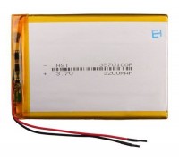 АКБ универсальная 3570100p 3,7v Li-Pol 3200 mAh (3.5*70*100 mm)