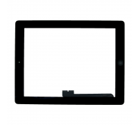 Тачскрин (сенсор, стекло) iPad 3, iPad 4 (Черный) - AA